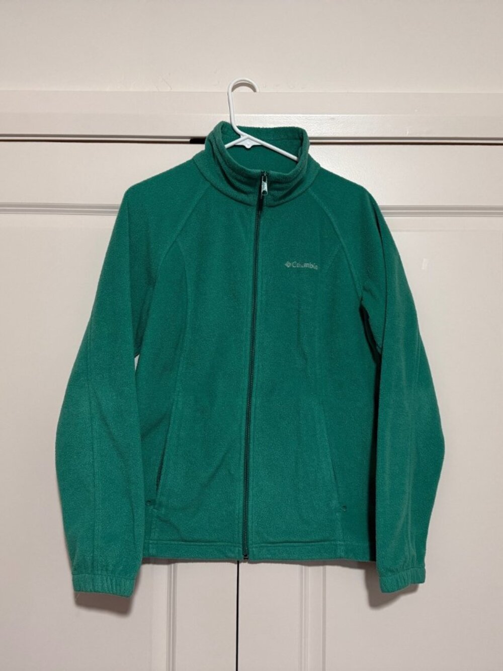 Women's Green Columbia Fleece Jacket, size Large